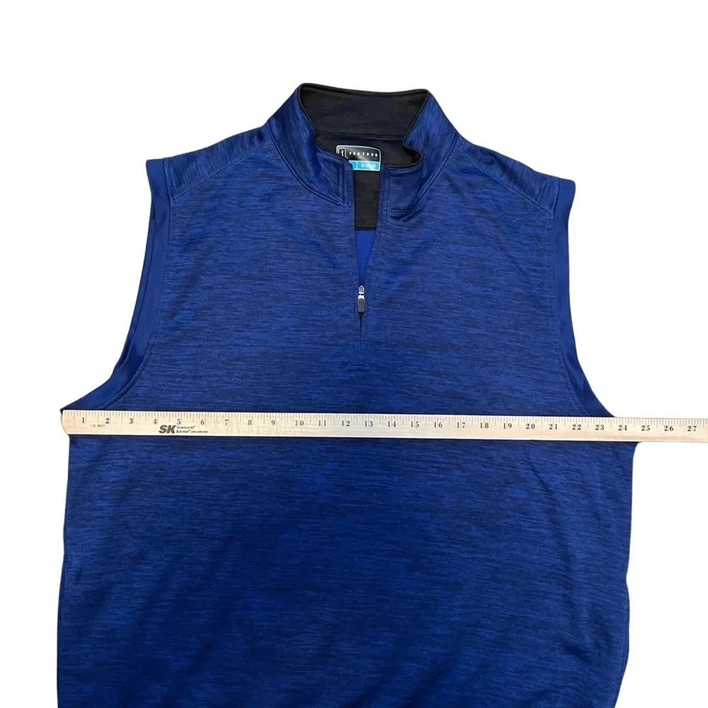 PGA TOUR quarter zip/ pocket/ thick (2) bundle shirt vest. Men size XL/ golf